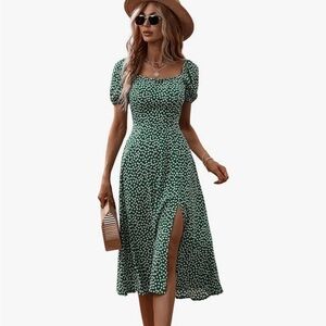 NWOT boho milkmaid dress